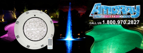 Amoray Underwater Light for Pools, Ponds, Water features